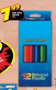 Long Pencil Crayons-12's