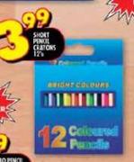Short Pencil Crayons-12's