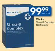 Clicks Stress-B Complex Tablets-120's