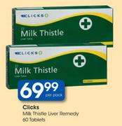 Clicks Milk Thistle Liver Remedy Tablets-60's