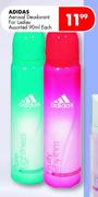 Adidas Aerosal Deodorant For Ladies Assorted-90ml Each