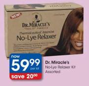 Dr. Miracle's No-Lye Relaxer Kit Assorted-Per Kit