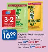 Organic Root Stimulator Olive Oil Replenishing Packs-49.6g Each