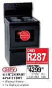 Defy 621 Kitchenaire Stove-4 Plate