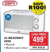 Defy Microwave Oven-20l