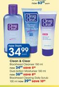 Clean & Clear Blackhead Cleanser-150ml Each