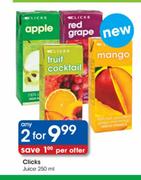Clicks Juice-2x250ml