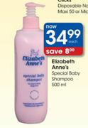 Elizabeth Anne's Special Baby Shampoo-500ml