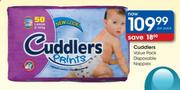Cuddlers Value Pack Disposable Nappies