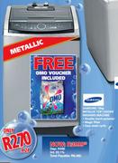 Samsung Metallic Top Loader Washing Machine-13kg + Free Omo Voucher