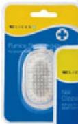 Clicks Callus File Foot Shaped,Metal Callus File or Pumice Stone With Brush