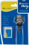Clicks Corn & Callus Cutter With 10 Blades