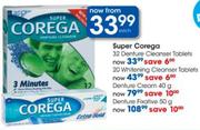 Super Corega Whitening Cleanser-20 Tablets Each