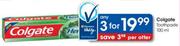 Colgate Toothpaste-3 x 100ml