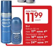Brut Roll-on-50ml Each