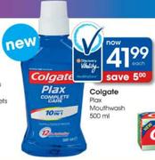 Colgate Plax Mouthwash-500ml Each