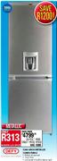 Defy C360l Gross Metallic Combi-Fridge-360Ltr