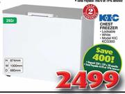 KIC Chest Freezer-292 Ltr (KCG300)