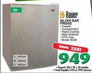 Bauer Silver Bar Fridge-50 Ltr (BC50)