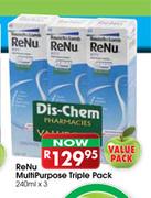 ReNu MultiPurpose Triple Pack-240ml x 3