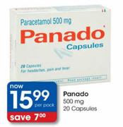 Panado 500mg Capsules-20's