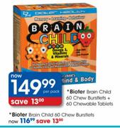 Bioter Brain Child 60 Chew Burstiets Plus 60 Chewable Tablets 