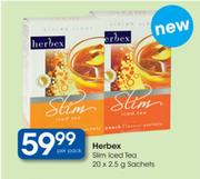 Herbex Slim Iced Tea Sachets-20x2.5g Per Pack