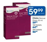 Clicks Rescue Drops-30ml