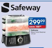 Safeway Black Food Steamer-Each