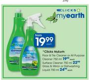 Clicks My Earth Floor & Tile Cleaner Or All Purpose Cleaner-750ml