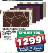 Verskeidenheid Glamour Matte-160 x 230cm Elk