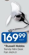 Russell Hobbs Trendy Mini Desk Fan - Each