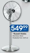 Russell Hobbs Stainless Steel Padestal Fan (RHPF-40) - Each