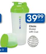 Clicks Shaker with Cup-Per Set