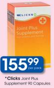 Clicks Joint Plus Supplement-90 Capsules Per Pack