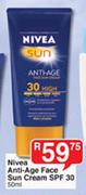 Nivea Anti-Age Face Sun Cream SPF 30-50ml