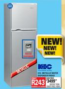 KIC Metallic Water Dispenser Fridge-223Ltr