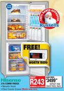 Hisense Combi Fridge-270Ltr