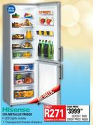 Hisense Metallic Fridge-370Ltr