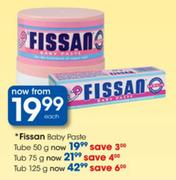 Fissan Baby Paste Tub-125g Each