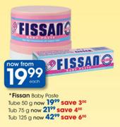 Fissan Baby Paste Tub-75g Each