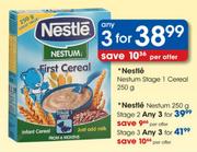 Nestle Nestum Stage 1 Cereal-3x250g