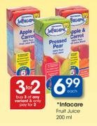 Infacare Fruit Juice-200ml Each