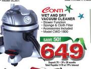 Conti Wet & Dry Vacuum Cleaner