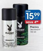  Playboy Deodorant-150ml Each