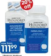 Patrick Holford Immunec C-60Tablets Per Pack