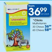 Clicks Multivitamin-30 Chewables