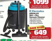 Electrolux Aqualux Wet + Dry Vacuum Cleaner