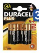Duracell AAA Batteries-4's +2's Per Pack