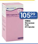 Clicks Menopause Forle 60 Capsules-Per Pack